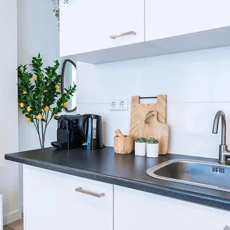 New Kitchen, Vibrant Close To Supermarket Apartment
